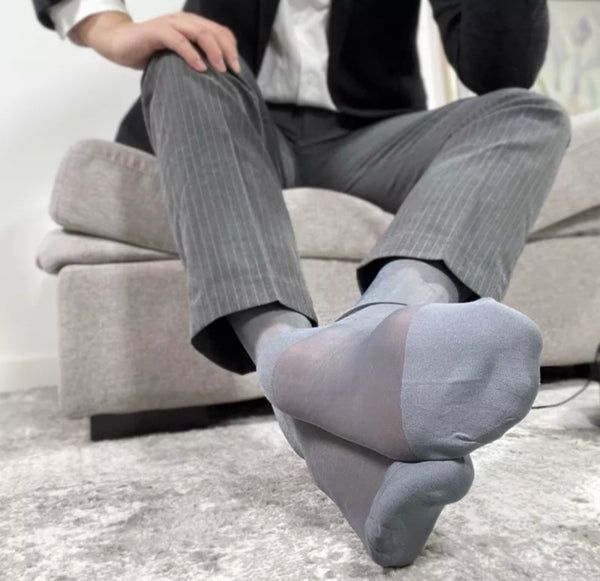 BV Grey Tube Socks - Ben Valiant Shop