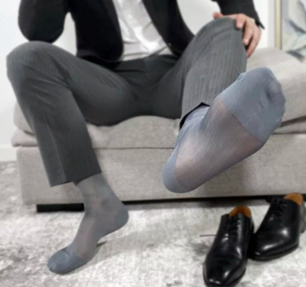 BV Grey Tube Socks - Ben Valiant Shop