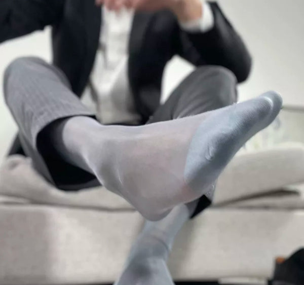 BV Grey Tube Socks - Ben Valiant Shop