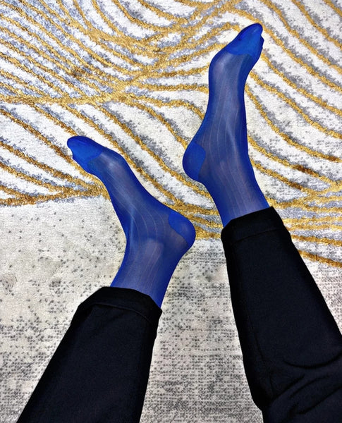 BV Ultra Blue Dress Socks - Ben Valiant Shop