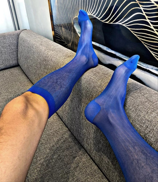 BV Ultra Blue Dress Socks - Ben Valiant Shop