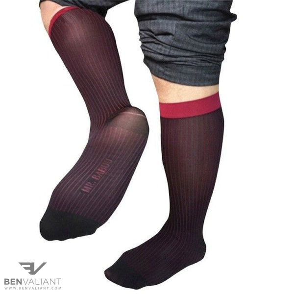 BV Business Striped Sheer Socks - Ben Valiant Shop
