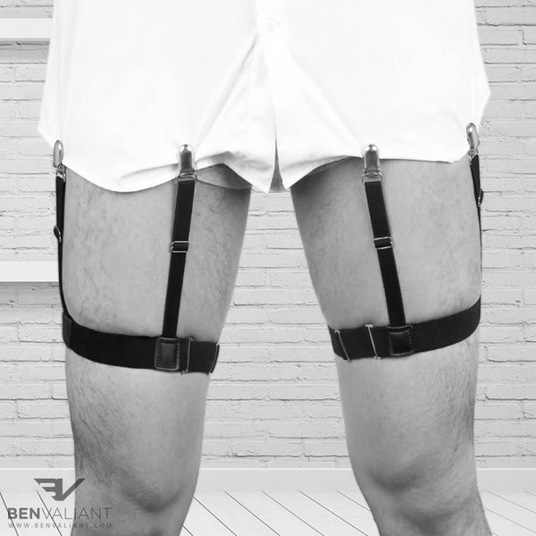 BVC Elastic Shirt Suspenders - Ben Valiant Shop