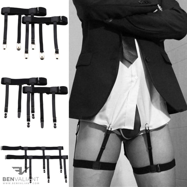 BVC Elastic Shirt Suspenders - Ben Valiant Shop