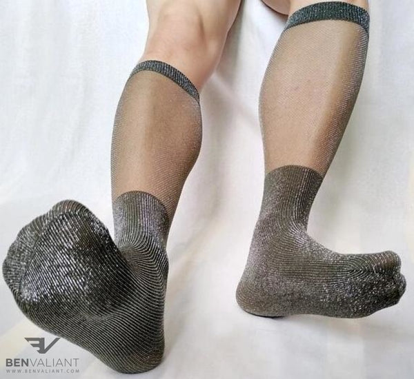 BV Glitter Male OTC Socks - Ben Valiant Shop