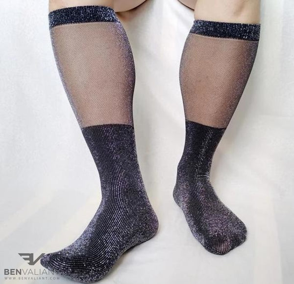 BV Glitter Male OTC Socks - Ben Valiant Shop