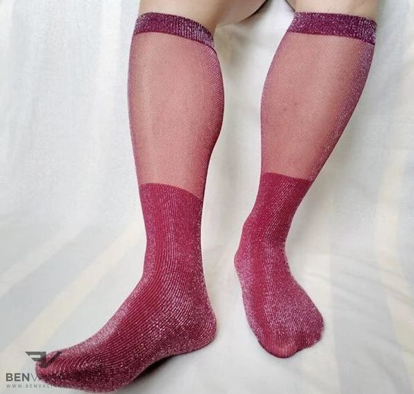 BV Glitter Male OTC Socks - Ben Valiant Shop