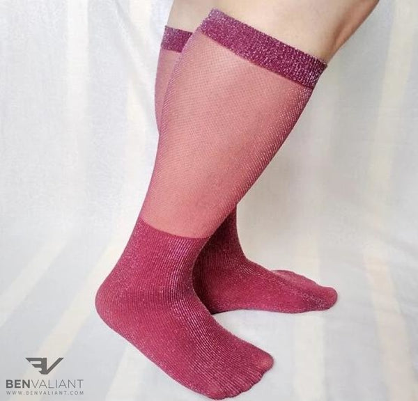 BV Glitter Male OTC Socks - Ben Valiant Shop