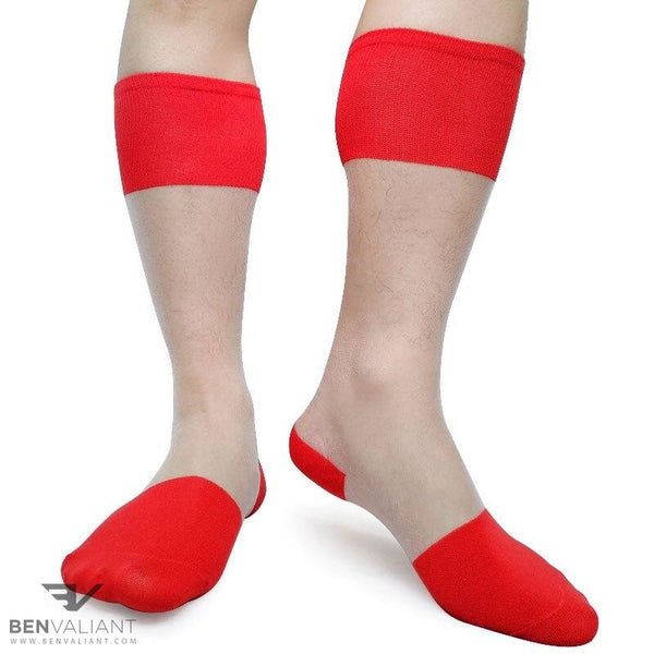 BV White Thin Socks - Ben Valiant Shop