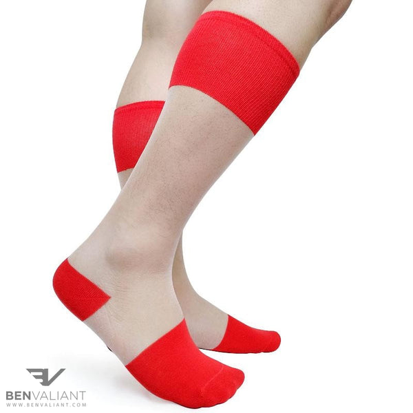 BV White Thin Socks - Ben Valiant Shop