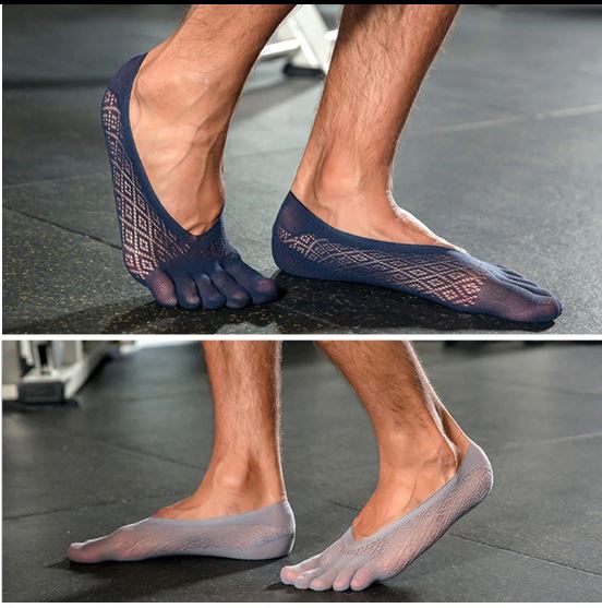 BV Five Toe No-Show Socks