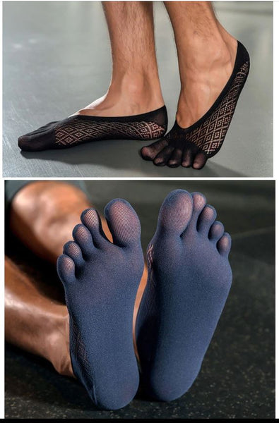BV Five Toe No-Show Socks
