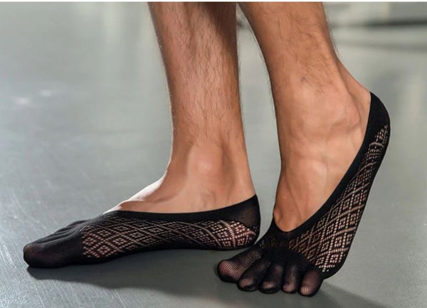 BV Five Toe No-Show Socks