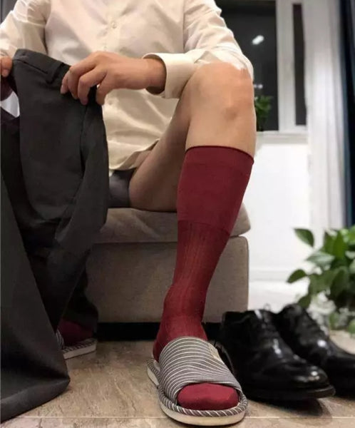 BV Red Sheer Socks - Ben Valiant Shop