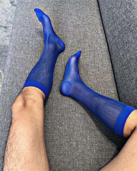 BV Ultra Blue Dress Socks - Ben Valiant Shop